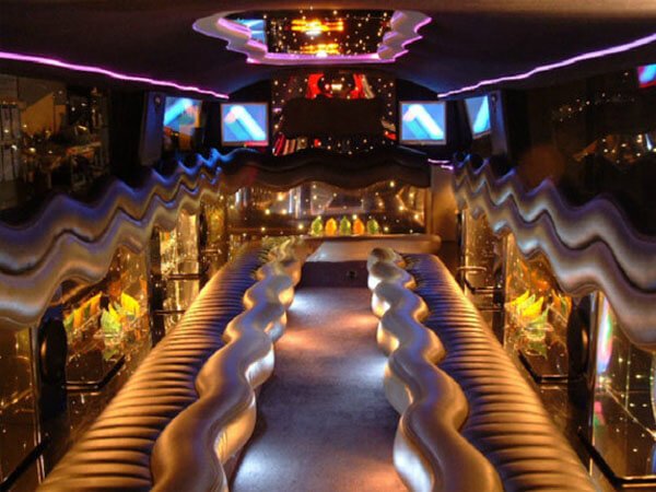 Hummer limo dance floor